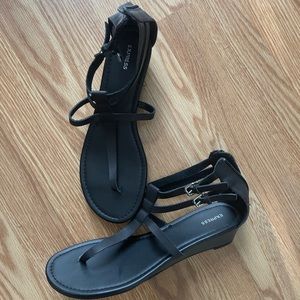 Women’s Express black sandals - Size 10